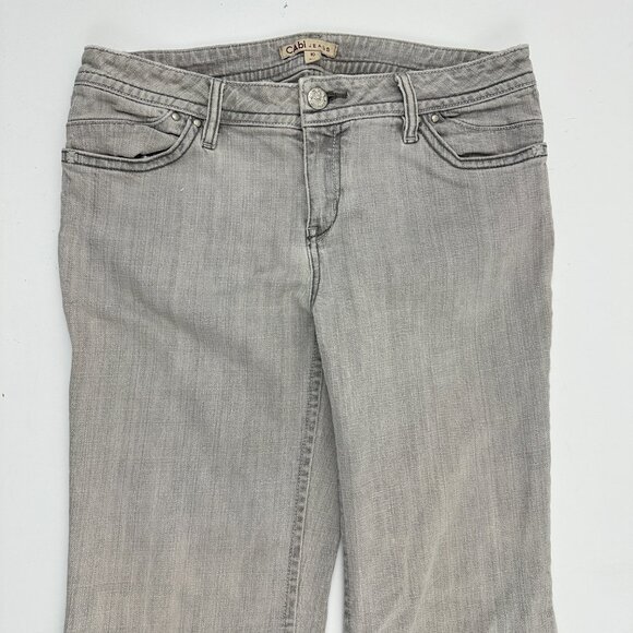 Cabi Contemporary Fit Bootcut Women's size 10 Gray Denim Jeans - Picture 2 of 5